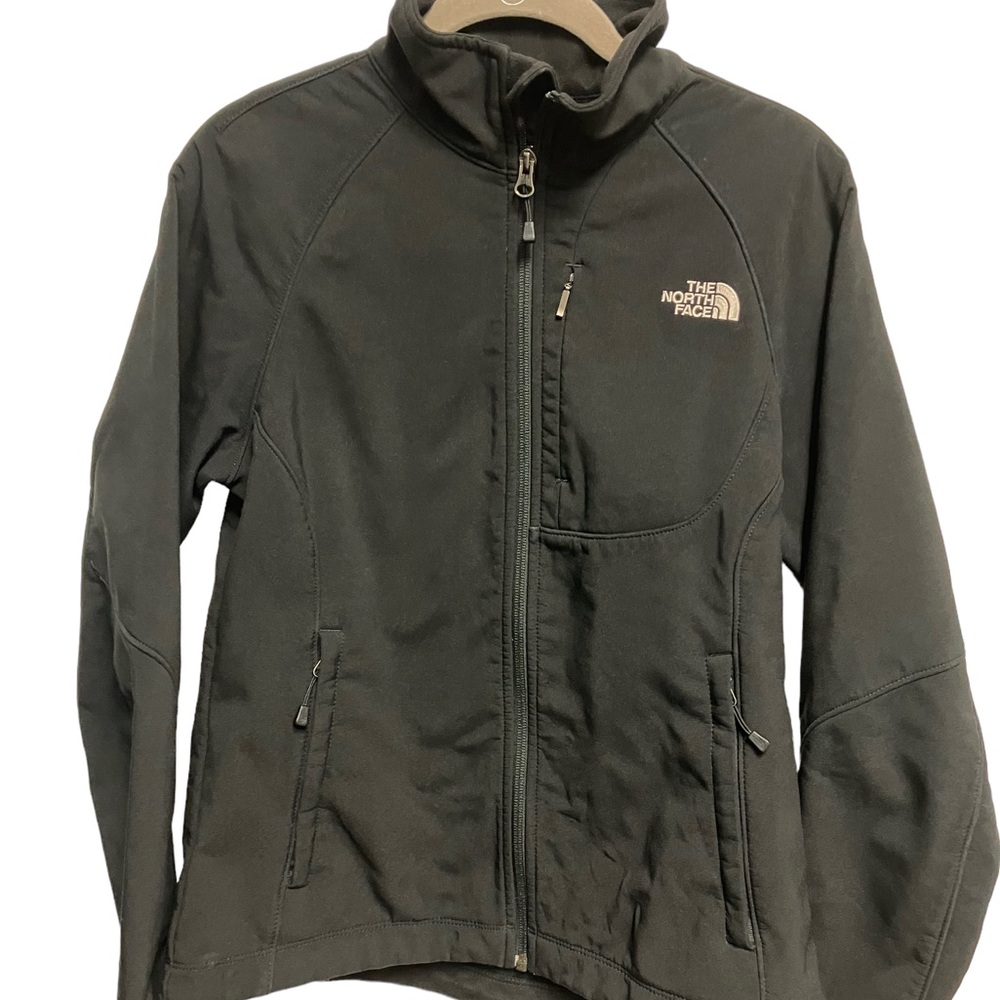 The North Face black full zip jacket, size medium